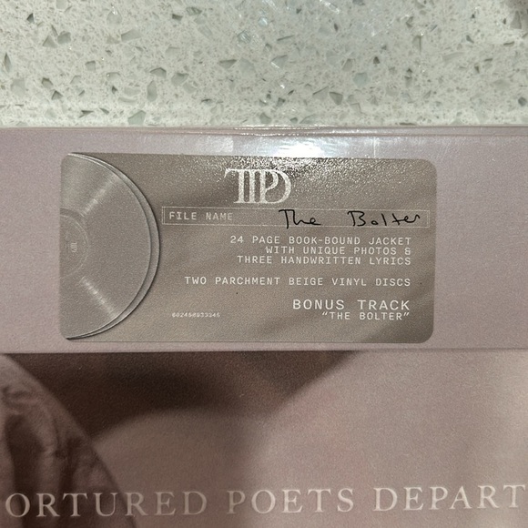 Taylor Swift, TTPD vinyl, The Bolter variant (unopened, mint condition) - Picture 3 of 3